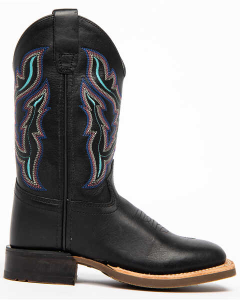 Shyanne Girls' Black Western Boots - Narrow Square Toe, Black, hi-res
