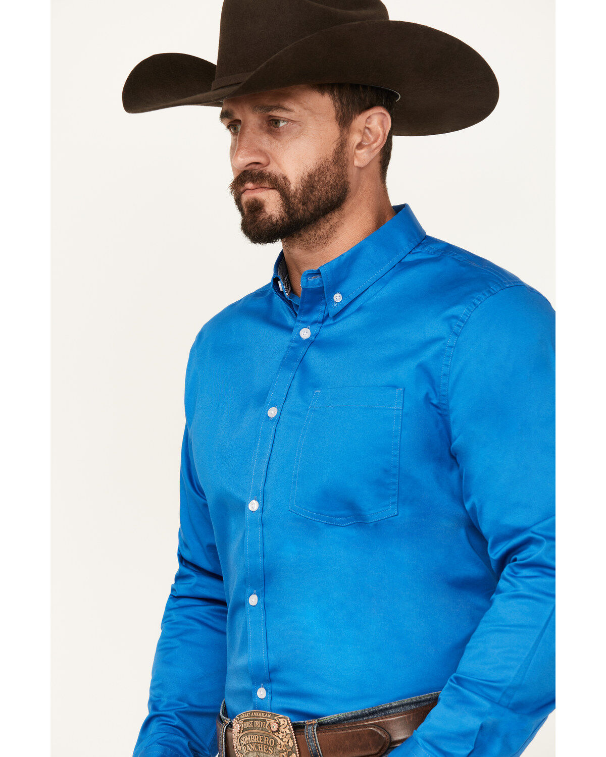 Product Name:  Cody James Men's Basic Twill Long Sleeve Button-Down Performance Western Shirt - Tall
