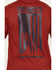 Image #4 - Cody James Men's FR Solid Flag Long Sleeve Graphic Work T-Shirt, Red, hi-res