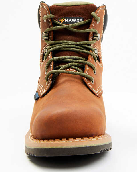 Hawx Women's Platoon Lace-Up Waterproof Work Boots - Soft Toe, Brown, hi-res