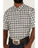 Image #3 - RANK 45® Men's Sponsor Plaid Print Short Sleeve Button-Down Western Shirt, Multi, hi-res