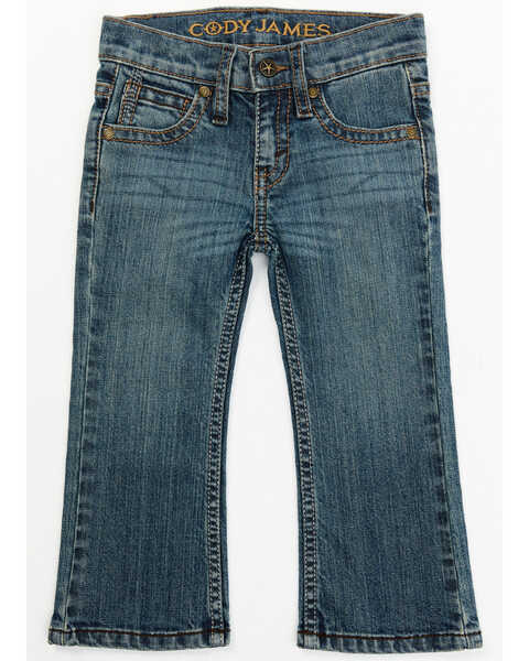 Cody James Toddler Boys' Bozeman Dark Wash Slim Bootcut Jeans, Dark Wash, hi-res