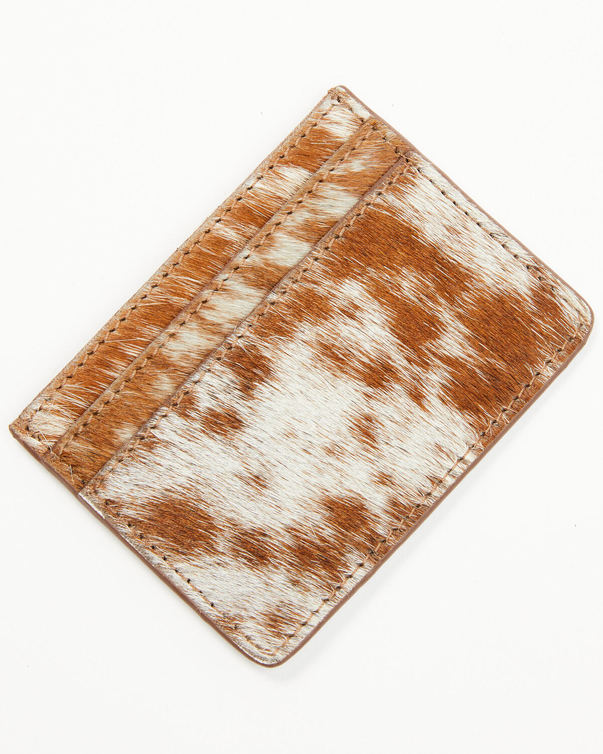 Image #3 - Shyanne Women's Meadow Hairon Leather Credit Card Wallet, Brown, hi-res