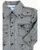 Image #2 - Cowboy Hardware Infant Boys' Skull Scatter Long Sleeve Snap Stretch Onesie, Charcoal, hi-res