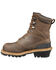 Image #3 - Carhartt 8" Crazy Horse Brown Waterproof Insulated Logger Boot - Composite Toe, Crazyhorse, hi-res