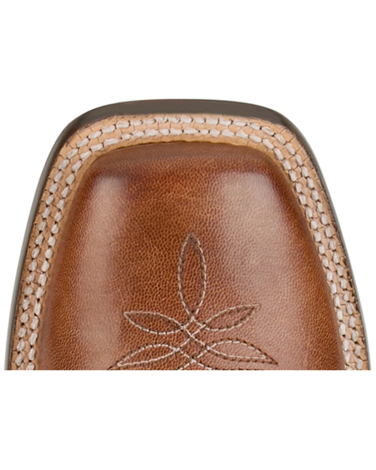 Image #6 - Tony Lama Women's Helena Western Boots - Broad Square Toe, Cognac, hi-res