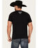 Image #4 - Rodeo Time Men's Even When It Rains Short Sleeve Graphic T-Shirt, Black, hi-res