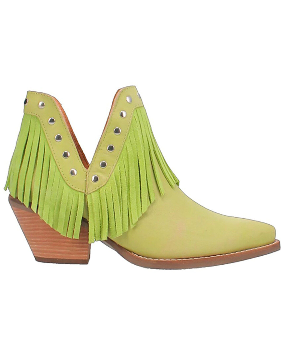 Image #2 - Dingo Women's Fine N' Dandy Leather Booties - Snip Toe, , hi-res