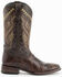 Image #2 - Ferrini Men's Jeese Brown Alligator Print Western Boots - Broad Square Toe, Brown, hi-res