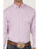 Resistol Men's Branferd Long Sleeve Button Down Western Shirt , Purple, hi-res