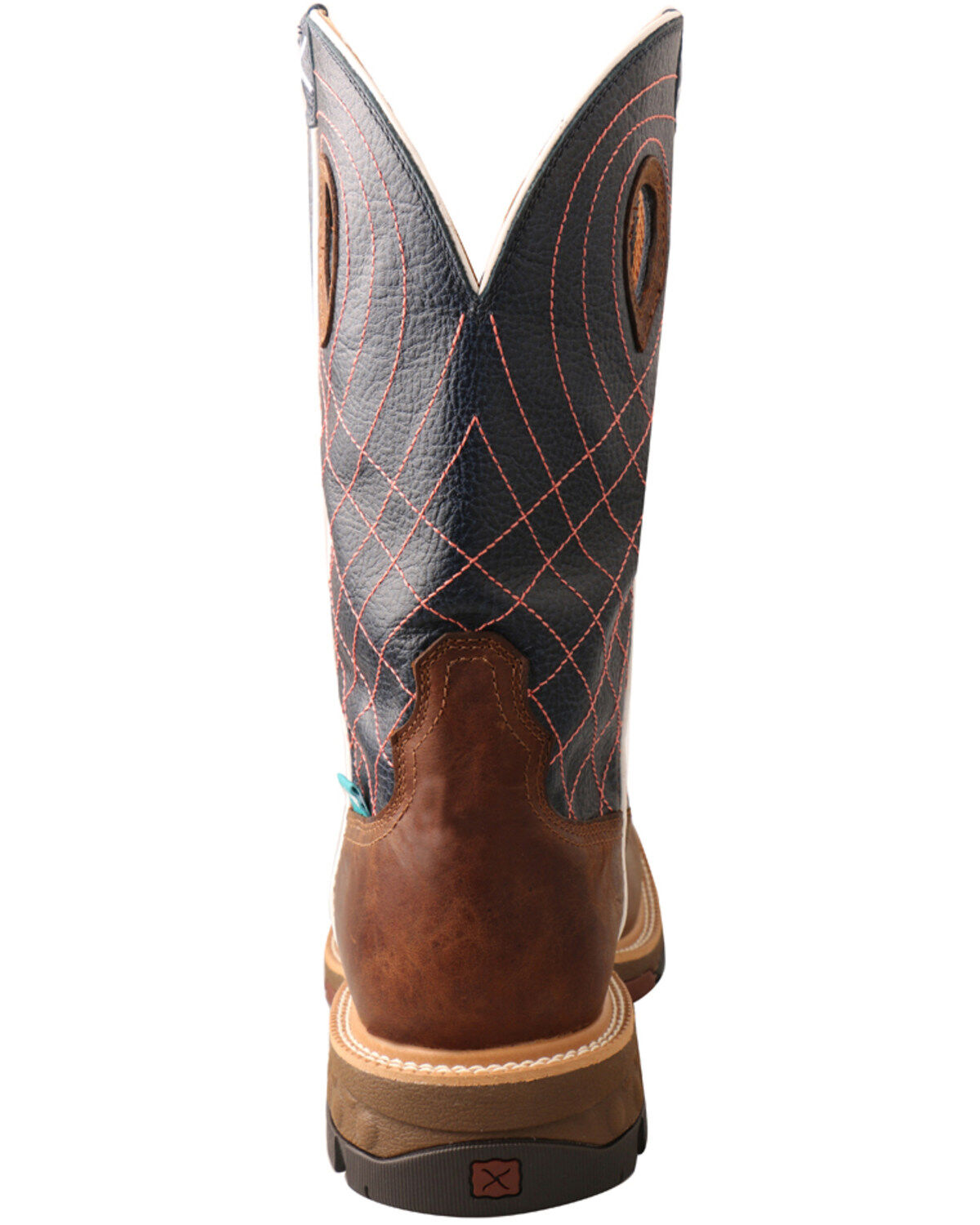 Image #4 - Twisted X Men's Waterproof CellStretch Western Work Boots - Soft Toe, Brown, hi-res