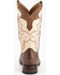 Ferrini Men's Nash Exotic Ostrich Leg Western Boots - Square Toe, Brown, hi-res