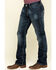 Image #3 - Rock & Roll Denim Men's Pistol Dark Reflex Stretch Straight Jeans , , hi-res