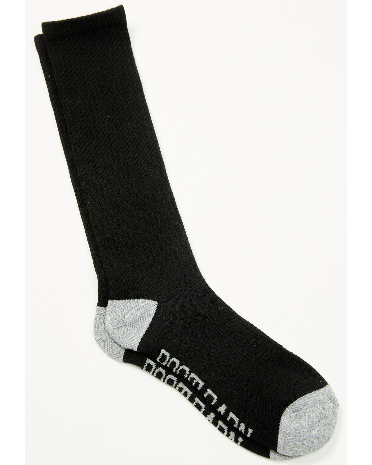 Image #1 - Boot Barn Women's Basic Over The Calf Socks - 3 Pack, Black, hi-res