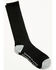 Image #1 - Boot Barn Women's Basic Over The Calf Socks - 3 Pack, Black, hi-res