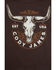 Image #2 - Cody James Toddler Boys' USA Steerhead Short Sleeve Graphic T-Shirt, Dark Brown, hi-res