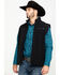 Image #1 - Cinch Men's Solid Bonded Softshell Zip Vest, , hi-res
