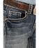 Image #4 - Shyanne Girls' Medium Wash Faded Paisley Pocket Stretch Bootcut Jeans, Blue, hi-res