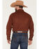 Image #4 - Wrangler Retro Men's Solid Corduroy Long Sleeve Snap Western Shirt, Rust Copper, hi-res