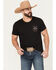 Image #2 - Cody James Men's Poker Chip Short Sleeve Graphic T-Shirt, Black, hi-res