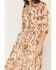 Image #5 - Shyanne Women's Horse Print Chiffon Maxi Dress, Coffee, hi-res