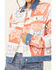 Image #3 - Wrangler Women's Blue Jean Lady Printed Denim Jacket, Red/white/blue, hi-res