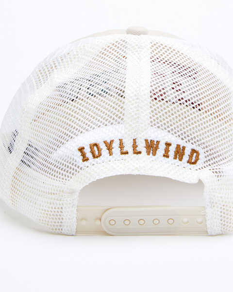 Image #3 - Idyllwind Women's Gutsy Embroidered Mesh-Back Ball Cap , Off White, hi-res