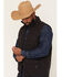 Image #2 - RANK 45&reg; Men's Lariat Southwestern Print Softshell Vest - Big, Black, hi-res