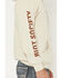 Image #3 - Riot Society Men's Bull Skull Embroidered Hooded Sweatshirt, Sand, hi-res