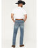 Image #3 - Hooey Men's Medium Wash Slim Straight Stretch Denim Jeans, Medium Wash, hi-res