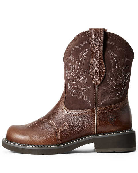 Image #2 - Ariat Women's Heritage Dapper Western Boots - Round Toe, Brown, hi-res