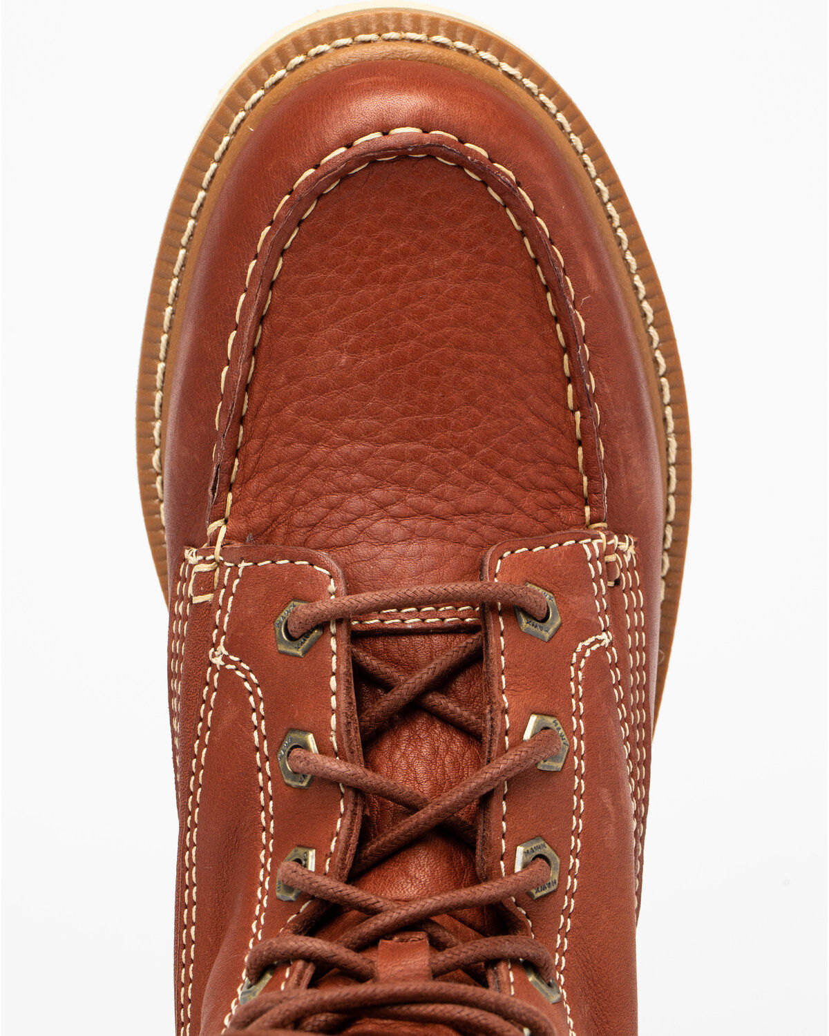 Image #6 - Hawx Men's Lacer Wedge Work Boots - Soft Toe, Brown, hi-res