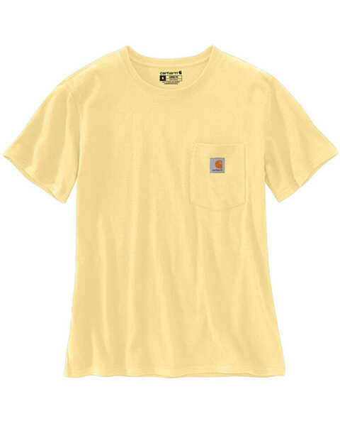 Image #1 - Carhartt Women's Pocket Short Sleeve Work T-Shirt , , hi-res