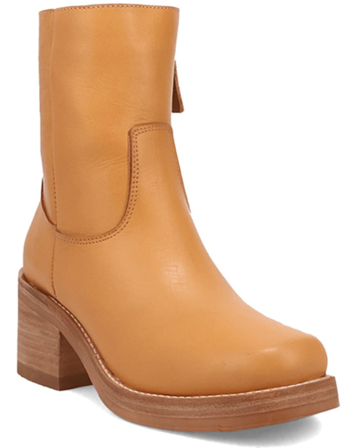 Dingo Women's Roxy Fashion Booties - Round Toe, Mustard, hi-res
