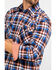 Image #4 - Rough Stock By Panhandle Men's Walpole Stretch Plaid Print Long Sleeve Western Shirt , Rust Copper, hi-res