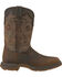 Image #2 - Durango Women's Flirtatious Steel Toe Western Boots, Brown, hi-res