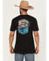 Image #1 - Cinch Men's Boot Barn Exclusive Logo Short Sleeve Graphic T-Shirt, Black, hi-res