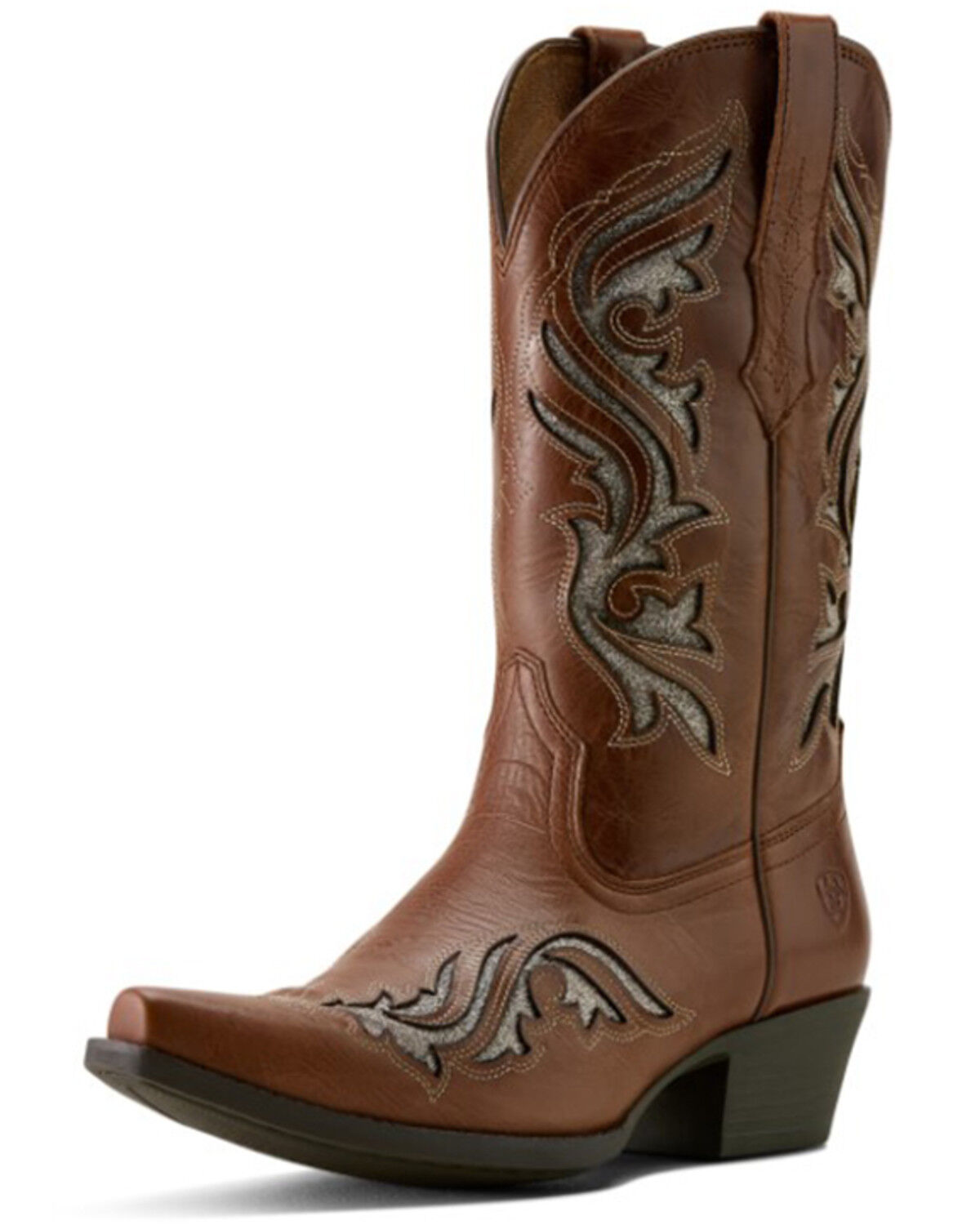 Image #2 - Ariat Women's Heritage Bliss Western Boots - Snip Toe, Brown, hi-res