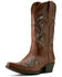 Image #2 - Ariat Women's Heritage Bliss Western Boots - Snip Toe, Brown, hi-res