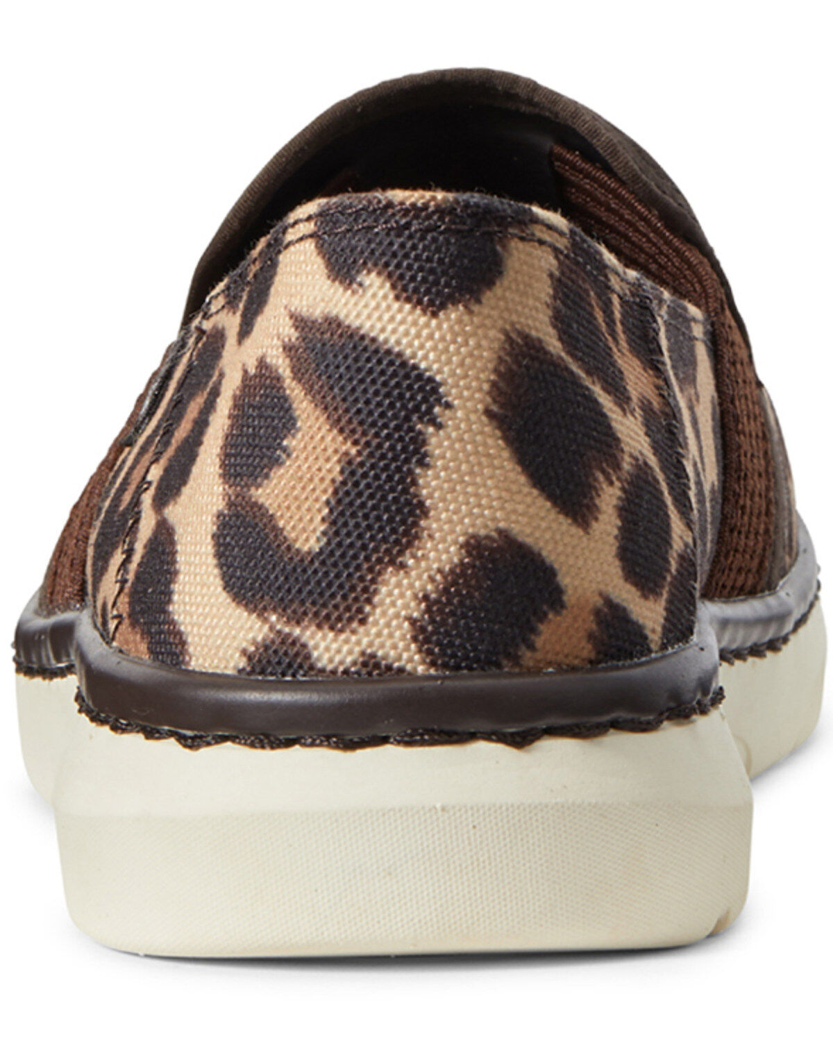 Image #3 - Ariat Women's Ryder Slip-On Leopard Shoes - Round Toe, Brown, hi-res