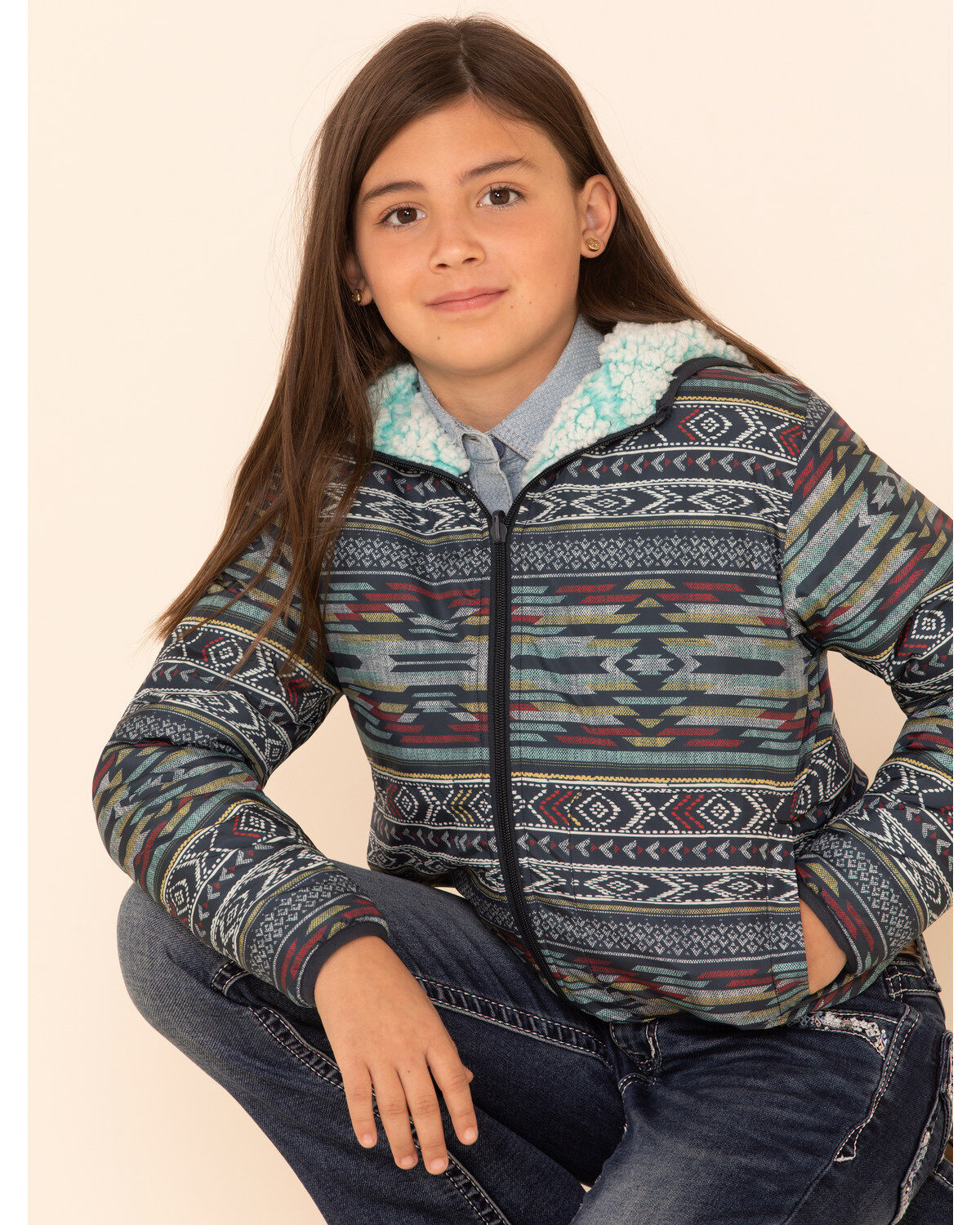 girls sherpa jacket