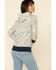 Image #5 - HOOey Women's Cream Paisley Hoodie Sweatshirt, , hi-res