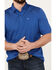 Cinch Men's ARENAFLEX Short Sleeve Polo Shirt, Royal Blue, hi-res