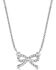 Image #1 - Montana Silversmiths Women's Roped Bow Necklace, Silver, hi-res