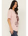 Image #2 - Ariat Women's Skull Short Sleeve Graphic Tee, Pink, hi-res