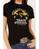 Image #3 - Paramount Network's Yellowstone Women's Train Station Short Sleeve Graphic Tee, Black, hi-res
