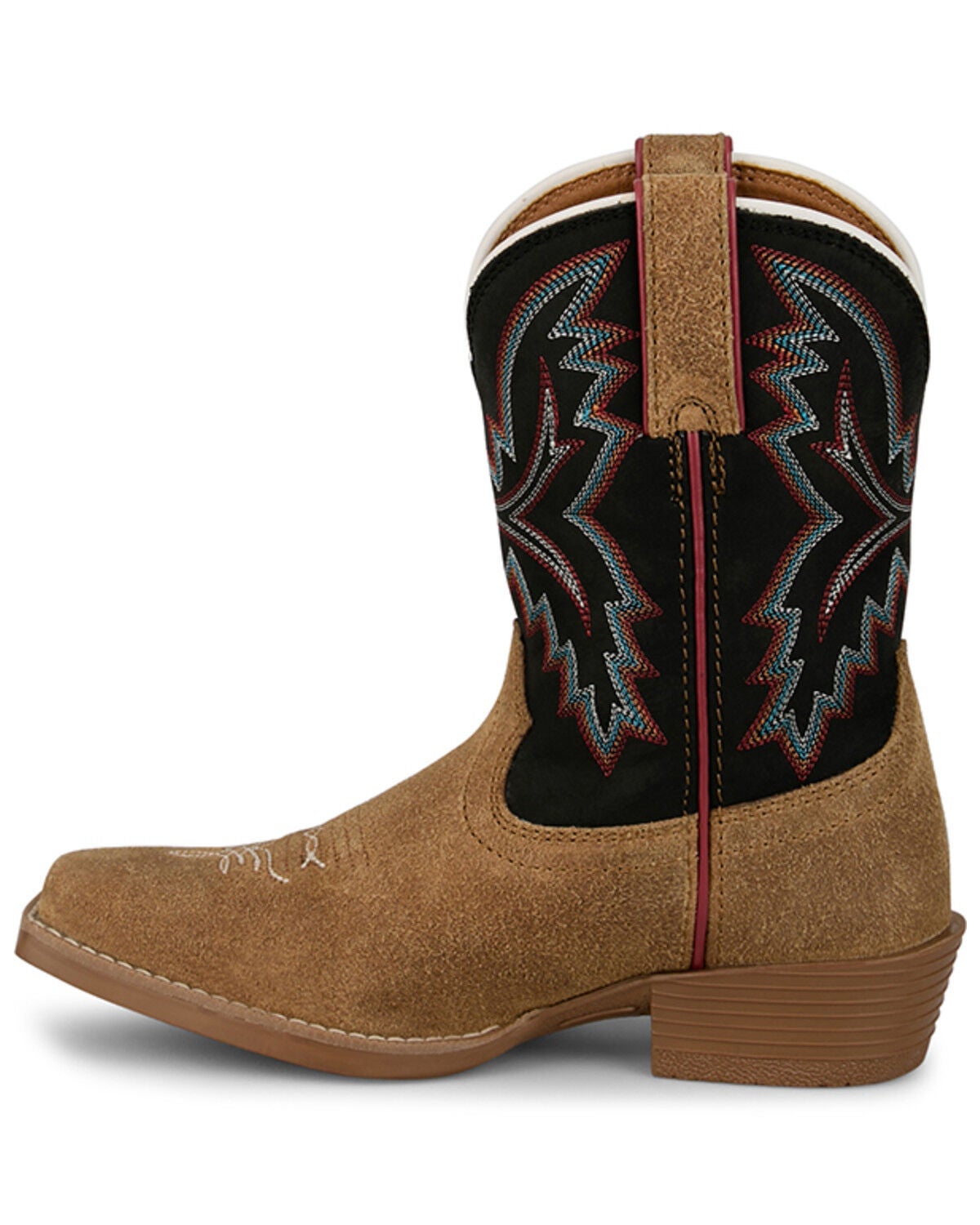 Image #3 - Justin Boys' Freckles Western Boots - Square Toe, Tan, hi-res