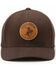 Image #3 - Cinch Men's Leather Patch Ball Cap, , hi-res