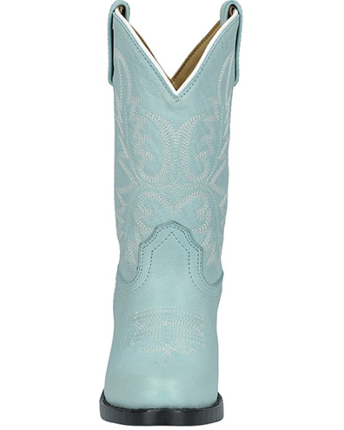 Image #4 - Smoky Mountain Girls' Denver Western Boots - Round Toe, Light Blue, hi-res