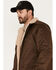 Brothers & Sons Men's Concealed Carry Sherpa Lined Jacket, Brown, hi-res